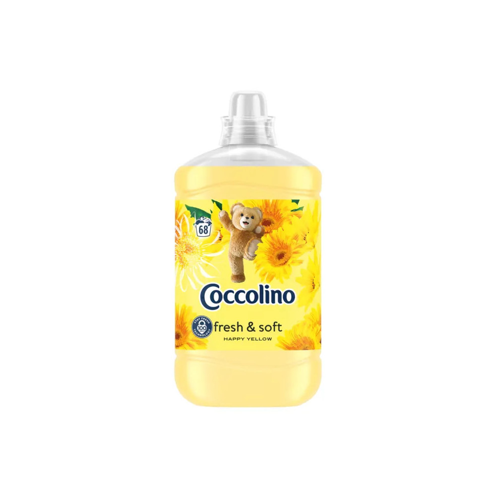 Balsam rufe Coccolino Happy Yellow, 68 spălări