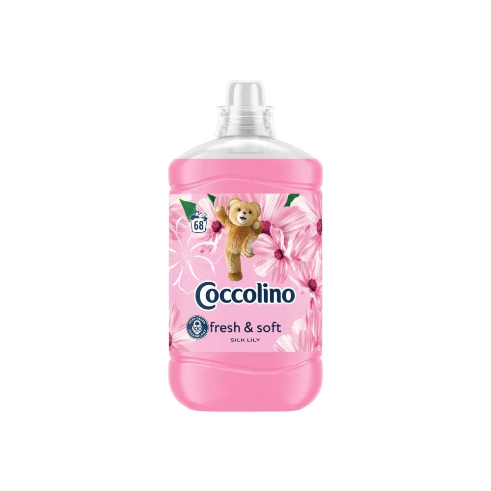 Balsam rufe Coccolino Silk Lily, 68 spălări