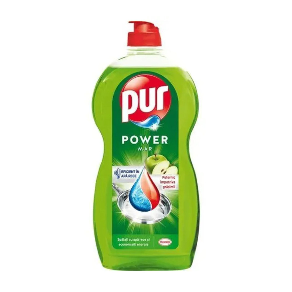 Detergent vase Pur Măr, 450 ml