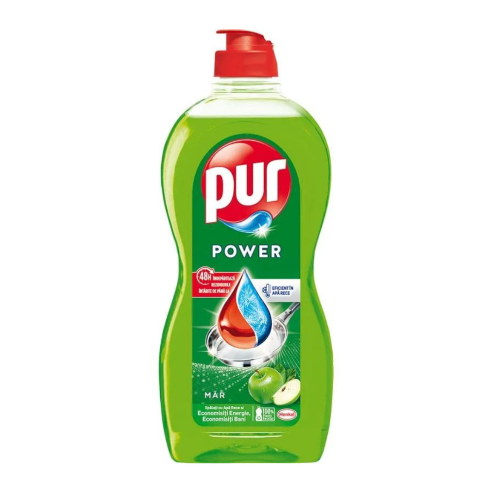 Detergent vase Pur Măr, 750 ml