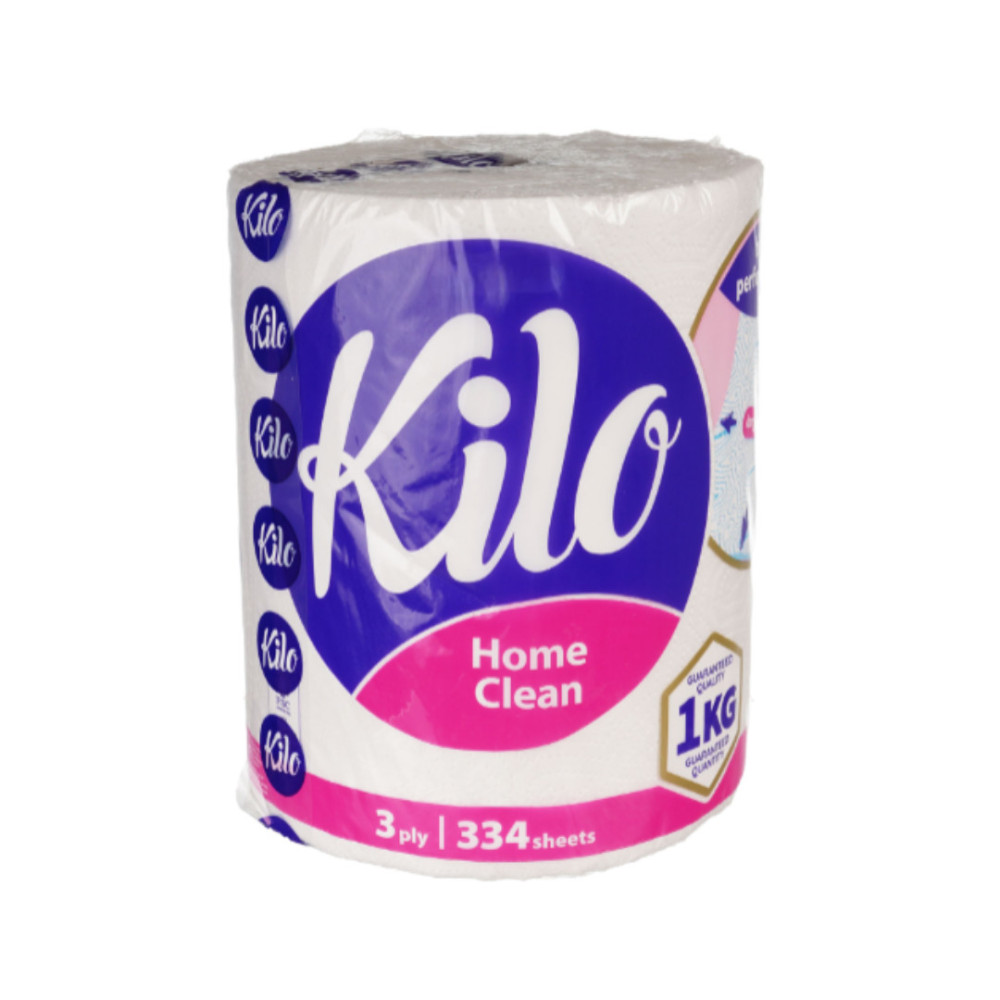Prosoape de bucătărie Kilo – 3 straturi, 1 rolă, 334 foi