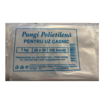Pungi din polietilenă pentru uz casnic, 1 kg
