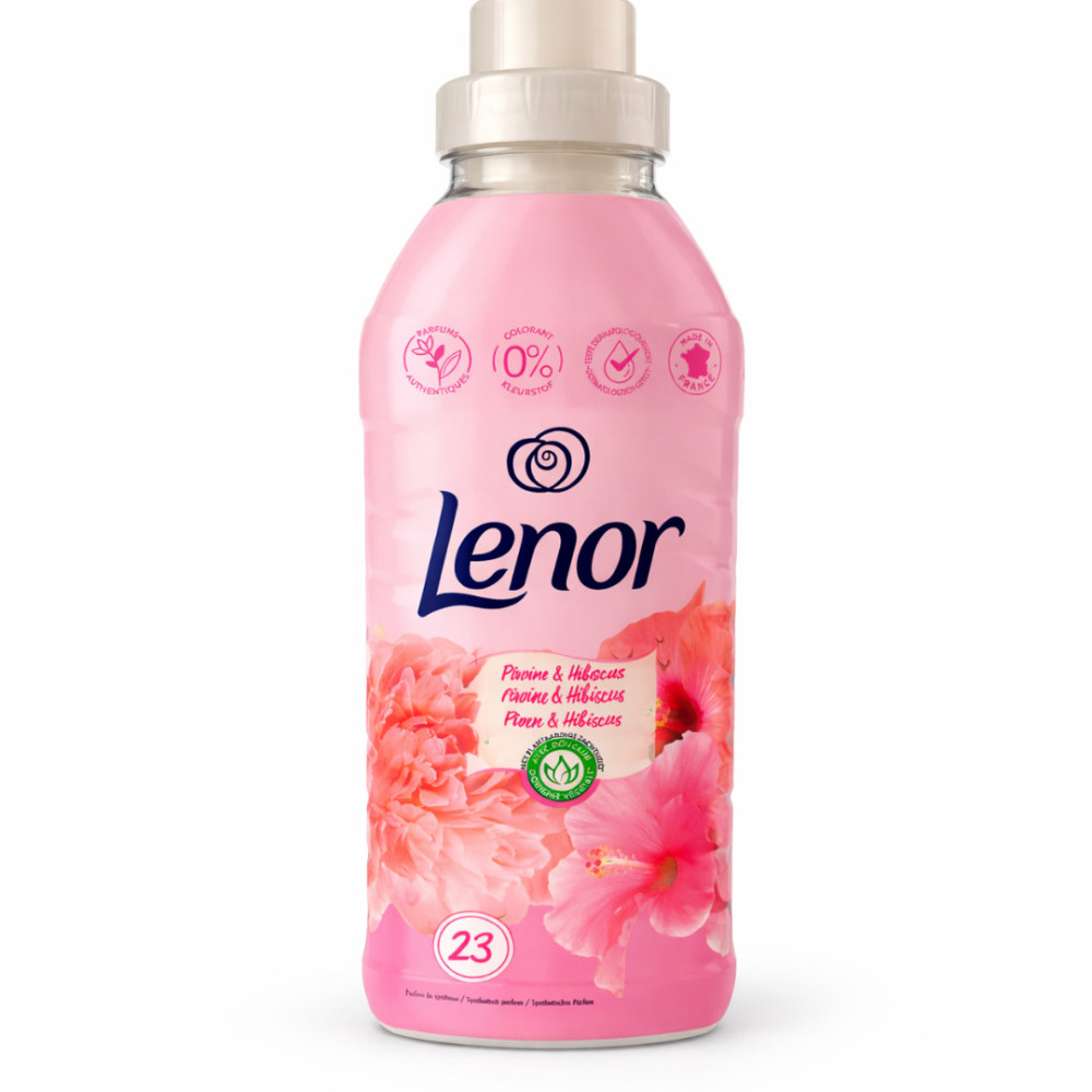 Balsam rufe Lenor Pivoine & Hibiscus- Bujor & Hibiscus, 23 de spălări